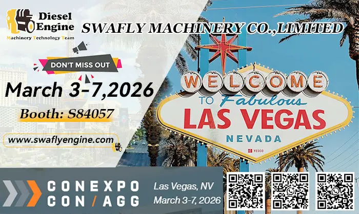 Invito a SWAFLY MACHINERY al CONEXPO-CON/AGG 2026 (Las Vegas)