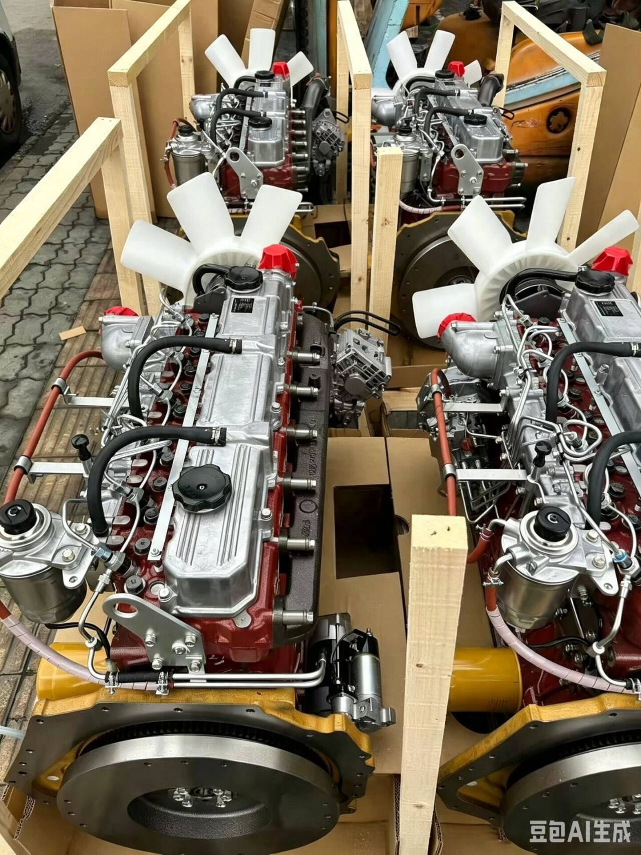 Motori diesel Mitsubishi S4S e S6S in stock — per carrelli elevatori, minipale e spazzatrici